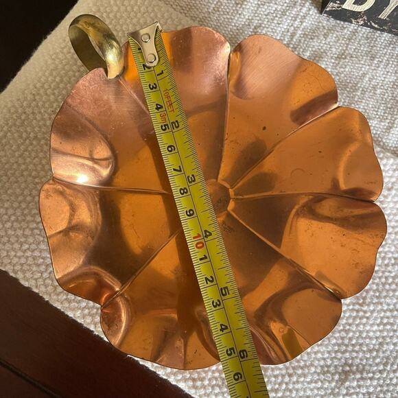 Coppercraft guild vintage copper tray 6" - Picture 5 of 9